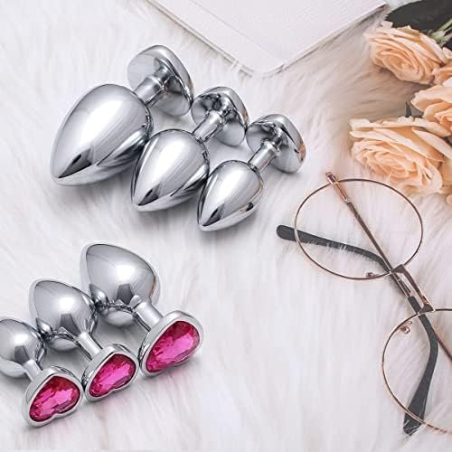 Anal Plug Butt Plug Buttplug Anal Beads Plug Sex Toys Anal Jugetes Sexuales Anal Trainer Design Fetish Anal Butt Plug Adult Toys Butt Plus Beginners Set Butt Toys But Plug For Women Purple - Image 2