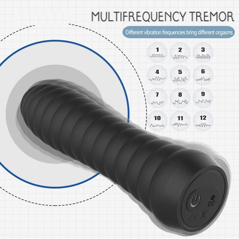 Upgraded Deep Massage Mini Quiet Small Body Massager Vibrating Electric High Intensity Vibrators Waterproof Portable For Full Body Women Or Men Relax 12 Vibration Gifts (Black) - Image 3