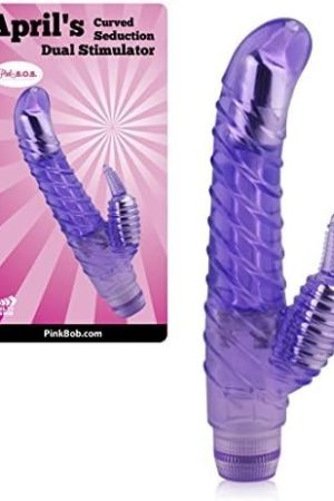 Unique Orgasm Vibrator For Women - Bullet Clitoris Stimulator Attached - Multi-Speed Dial - Curved Tip W/Strong Bullet Vibe - Women'S Massager For Sexual Play-Time