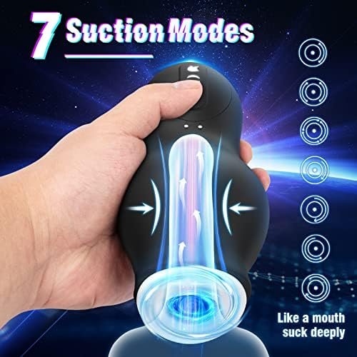 Automatic Male Masturbator Sucking Toy,Kuuval Penis Pumps With 7 Sucking & 7 Vibrations For Men Enlargement,Blowjob Machine Stroker For Hands Free,Adult Sex Toy Rechargeable - Image 2