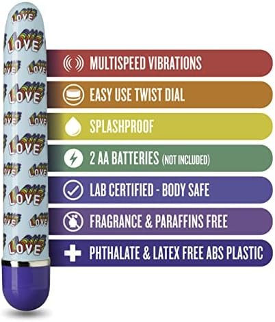 Blush The Collection Love Vibe Bullet Adjustable Multi-Speed Vibrations Waterproof Vibrator, Sex Toy For Women, Blue - Image 2