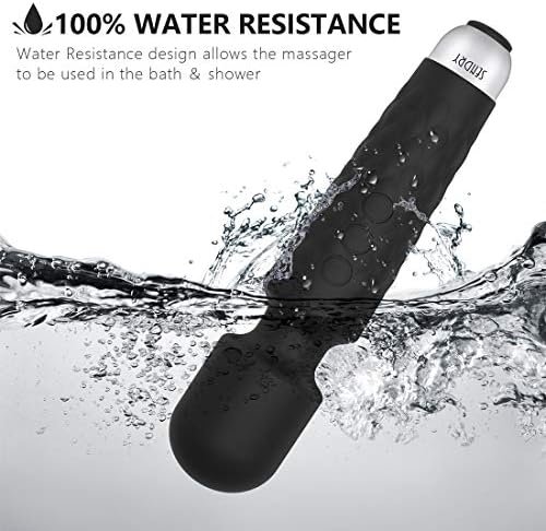 Female Vibrator, G-Spot & Sex Toy, 20 Modes & 8 Speeds Wand Massager, Quiet, Waterproof, Usb Rechargeable Vibrator, Hand-Held Cordless Sex Toys Vibrator For Her Pleasure, Female Adult Toy (Black) - Image 3