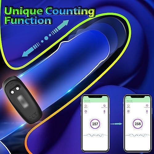 Unique Penis Ring Pedometer With 4 Different Sizes Soft Silicone Penis Ring For Longer Harder Stronger Erection, Waterproof Stretchy Cock Ring Sex Toys For Men, Adult Toys For Couples Pleasure - Image 2