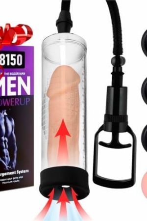Penis Pump Set - Manual Vacuum Penis Enlarger Enlargement, Vagina Sleeve, 3 Silicone Sleeves Of Different Sizes To Fit Penis Size, Pumps & Enlargers, Men Sex Toys, Sex Products For Adult Couples