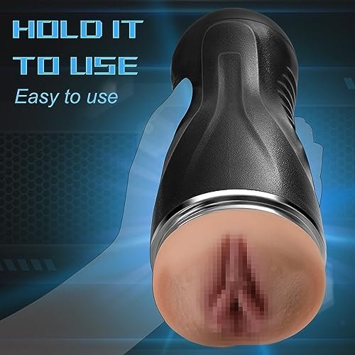 Male Masturbator Cup Pocket Pussy For Men, Lifelike Textured Masturbating Sex Toys With 8” Depth, Realistic Male Masturbation Cup Vagina Stroker For Men’S Pleasure - Image 3