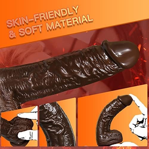 Kuuval 7.6Inches Strap-On Dildo Realistic Dildo With Anal Plug Prostate Massage Strap Harness Adult Sex Toy Suction Cup For Couple Pegging Women Lesbian Silicone Dildo For Sex Fun - Image 2