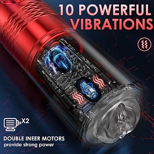 Sex Toys For Men Male Masturbator - Male Sex Toy For Men Adult Toys With 10 Vibrating & 6 Thrusting, Mens Sex Toys Pocket Pussy Lcd Display, Men Sex Toy Male Stroker Realistic Sleeve Sex Machine - Image 3