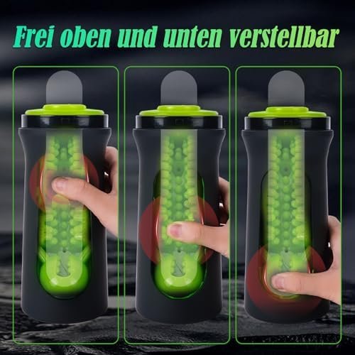 Male Masturbator Cup Sex Toys - Man Adult Manual Pocket Pussy Cup With Safety Silicone 3D Soft Realistic Blowjob Hand Free Textured Vagina Penis Stimulation Stroker For Men Pleasure, Easy To Clean - Image 2