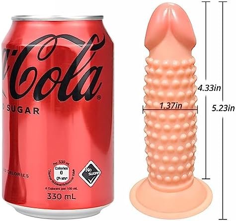 Pvc Realistic Dildo, 5.23" Anal Dildo With Strong Suction Cup Soft Flexible Bumpy Style Dildo G Spot Stimulation Dildos Anal Plug Prostate Massager For Hands-Free Play Sex Games For Women Couple - Image 3