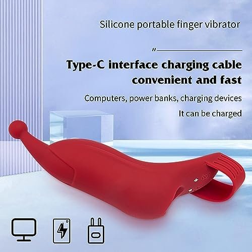 G-Spot Finger Clit Anal Nipples Vibrator, Female Masturbation Massage Adult Sex Toys, Waterproof Rechargeable Multi-Frequency Vibrator - Image 3