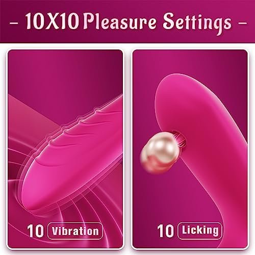 Wearable Remote Control Vibrator - Adult Sex Toys For Women Clitoral Stimulator With 10 Vibrating & Licking Modes, Adult Toys G Spot Vibrator Clit Nipple Vibrator Dildo, Female Couples Sex Toy - Image 3