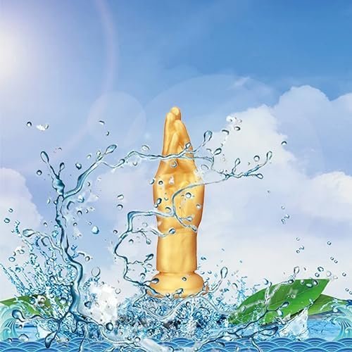 Wtogetao Realistic Hand Dildo Butt Plug With Strong Suction Cup, Liquid Silicone Fist Dildo Sm Anal Plug Vaginal Anal Fisting G-Spot Anal Pleasure Trainer Penis Sex Toys For Men Women Masturbation (S) - Image 2