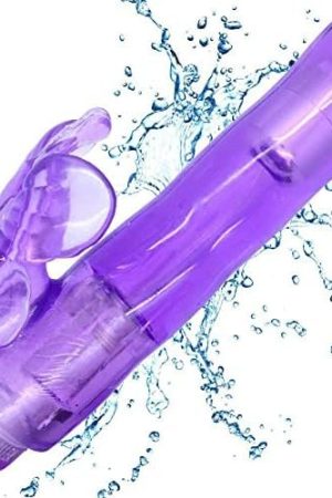 Vibrating Dildo Butterly Clit Stimulator Waterproof Multi-Speed Vibrations Adult Sex Toy