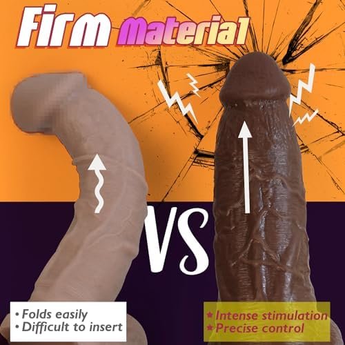 Clear Big Realistic Dildo - 8 Inch Thick Suction Cup Dildos For G-Spot And Anal Play, Lifelike Penis For Hands-Free Play Sustory Adult Sex Toys For Women And Men - Image 3