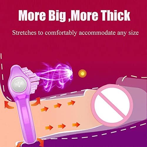 3 Pcs Disposable Vibrating Cock Rings Penis Ring Cockring Adult Sex Toys For Longer Harder Stronger Erections, G-Spot Stimulation Soft And Waterproof, Better Sex Gifts For Her Or Him (Pink) - Image 2