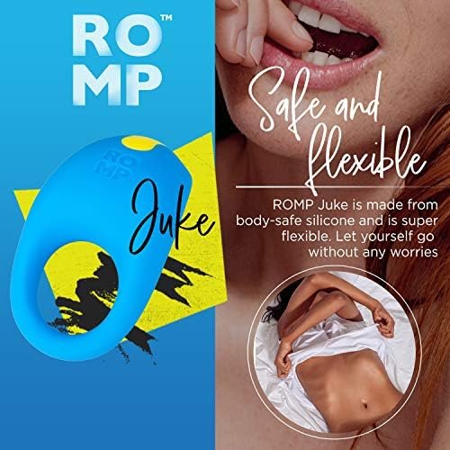 Romp Juke Vibrating Cock Ring - Stretchy Penis Ring - Longer-Lasting Erections & Clitoral Stimulation - 6 Vibration Modes - Waterproof - Adult Sex Toys For Men And Couples - Image 3