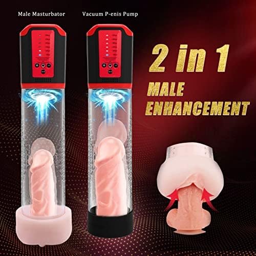 Automatic Sucking Penis Pump Men'S Sex Toys, 5 Speed Electric Penis Enlarger Cock Pump Dick Pump With Vagina Sleeve Male Masturbator Penis Extender Pussy Pump Sex Machine Couple Adult Sex Toys For Men - Image 3