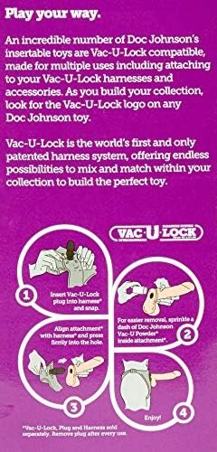 Doc Johnson Vac U Lock Codeblack Raging Hard On Dildo, 8 Inch - Image 3