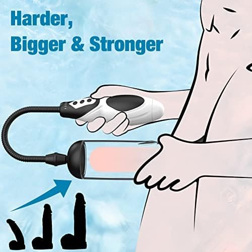 Penis Pump Male Sex Toys - Penis Vacuum Enlargement Extend Pump Male Masturbator With Pocket Pussy, Electric Penis Enlarger For Men Stronger Bigger Erection With 4 Vacuum Intensities & 4 Suction Modes - Image 2