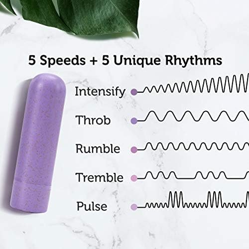 Blush Gaia Eco Rechargeable Plant-Based 3" Smooth Multispeed Bullet Vibrator In Aqua Made Of Sustainable Biofeel™ Worlds First Plant Based Vibe For Vagina Anal Vibrating Pleasure Adult Sex Toy Couples - Image 2