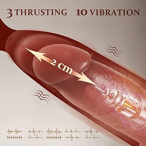 Thick Huge Dildo 9.8”*2.5”, Big Glans Realistic Dildos With Strong Suction Cup, Skin-Like Anal Dildo For Advanced Players, Big Size G-Spot Penis Adult Sex Toy For Woman And Man - Image 2