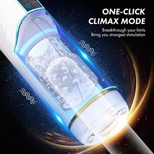 Automatic Male Masturbator,Male Masturbators Cup With 10 Thrusting & Rotating,Fentinos Upgraded Hands Free Pocket Pussy Male Stroker 3D Textured Sex Machine Pleasure,Adult Male Sex Toys For Men - Image 3