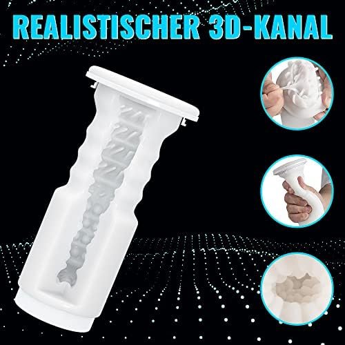 Automatic Male Masturbator Cup, Male Stroker Masturbators Cup With 7 Thrusting Modes Sex Toys 3D Realistic Textured Electric Pocket Pussy Adult Toys For Men Masturbation - Image 3
