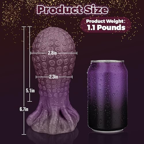 3.6" Diameter Biggest Anal Butt Plug Anal Dilator, 8.7In Long Fist Dildo Anal Stretcher, Large Girthy Dildo Silicone Buttplug Sex Toys For Vaginal Anus Expanding, Anal Toys For Advanced Men Women - Image 2