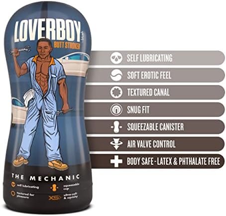 Blush Loverboy Bad Boy Next Door - Realistic Male Masturbator Self Lubricating Stroker Textured Ribs For Massaging Pleasure Flesh Feel Gay Or Straight Pocket Anal Play - Adult Male Sex Toy For Couples - Image 2
