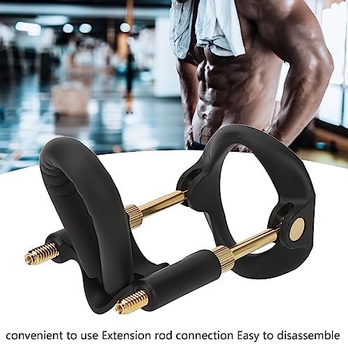 Male Bracket Stretcher, Adjustable Men Support Extender, Effective Stretching Device, Black Gold - Image 2