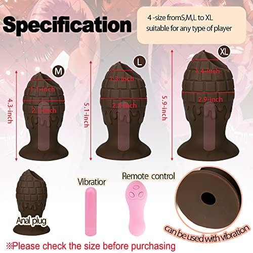 Tariss'S Dildo Soft Silicone Dildo With Strong Suction Cup For Hands-Free Play Anal Plug Sex Toy For G-Spot Vagina Prostate Stimulation Massage Orgasm Suitable For Men Women Couple Brown Xl 5.9 Inch - Image 3