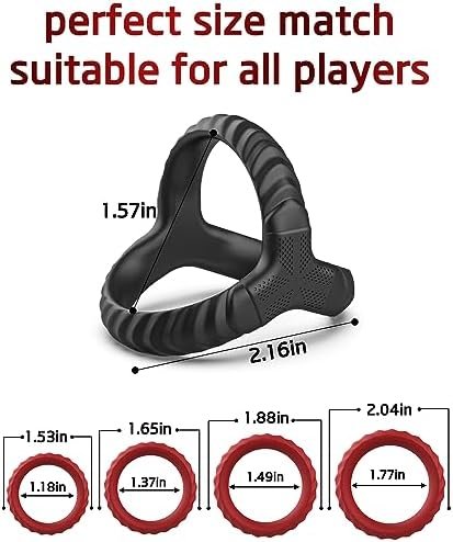 Penis Rings Set, Dovelo 5 Different Sizes Silicone Cock Rings For Couple Sex Toys, Adult Sex Toys For Men - Image 2