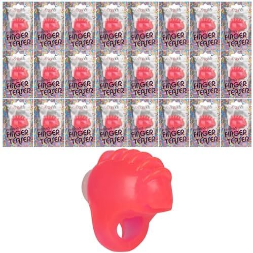 Calexotics Foil Pack Vibrating Finger Teaser (Prepack Of 24) Pink