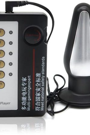 Anal Butt Plug Electric Shock Metal Thread Anal Butt Plug Electro Power Box Massager Toys Waterproof Adult Anal Sex Toy Women Gay Sm Massage Kits