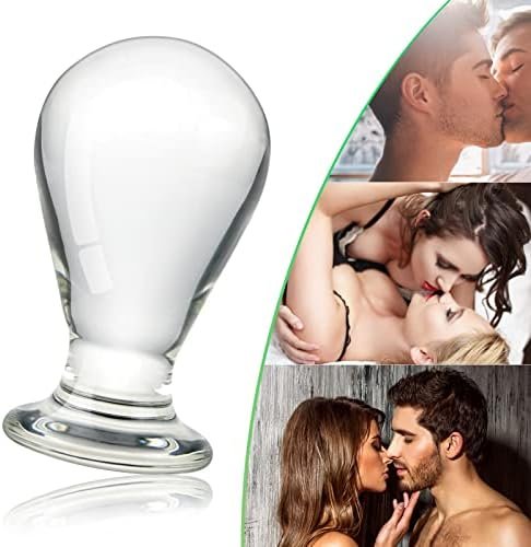 Fst Crystal Glass Anal Plug Classic Bulb Butt Plug For Vagina Prostate Massage Transparent Anus Dilator Anal Masturbation Training Toy Unisex Anal Sex Toy - Image 2