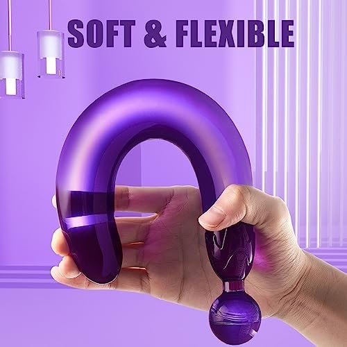Clear Dildo G Spot Sex Toy - 10.6 Inch Pleasure Wand Double Head Anal Stimulator Sex Toys For Women, Unique Styling Dildos Deep Throat Training Masturbator Adult Toys For Gay - Image 3