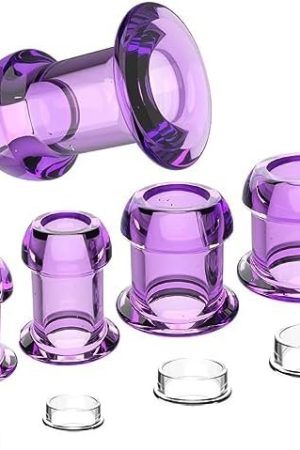 Hollow Tunnel Butt Plug With Matched Stopper Anal Plug Thread Butt Plug Sex Toys, 4Pcs Butt Plugs Training Set For Beginners Advanced Users Adult Sex Toy