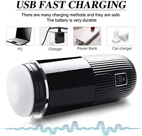 Automatic Penis Pump Male Masturbator, Funtoys Adult Sex Toys For Men, 10 Rotating Modes Hands Free Pocket Pussy Male Sex Toys Blowjob Vibrator, Rechargeable Mens Sex Toys Stroker Adult Toys For Men - Image 3
