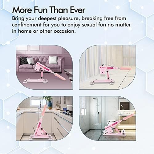 Automatic Sex Machine With 3.5" Suction Cup Adjustable Speed Love Machine With Realistic Dildos 3Xlr Connector For Sex Pleasure With 8 Attachments For Male And Female - Image 3