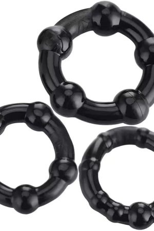 Cock Rings For Men Male Erection Soft Sex Cock Rings For Men'S Sensory Couple Pleasure Adjustable Rubber