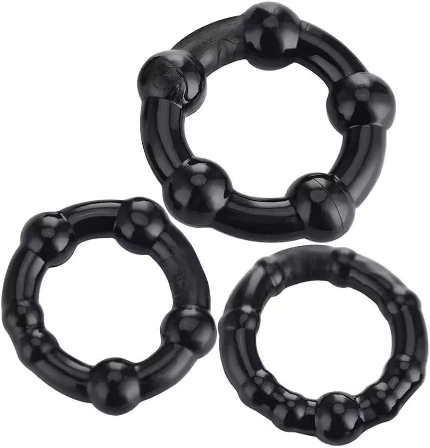 Cock Rings For Men Male Erection Soft Sex Cock Rings For Men'S Sensory Couple Pleasure Adjustable Rubber
