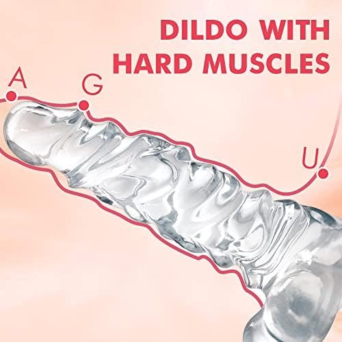 Huge Realistic Dildo,Xxl Clear G Spot Dildo For Women,Small Glans Big Thick Penis With Special Curve Design For Quick Orgasm,Strong Suction Cup Lifelike Dildo For Hands-Free Play(11.8 * 2.75)… - Image 2