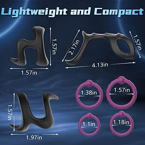 Silicone Penis Rings, Evyleen Male Sex Toys Penis Ring Set With 7 Different Sizes Cock Rings For Men, Long Lasting Stronger Male Sex Toys, Penis Sleeve, Adult Sex Toys & Games For Men Or Couples - Image 3