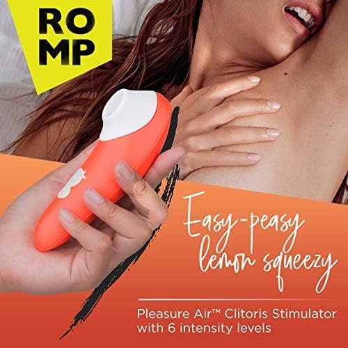 Romp Switch Clitoral Sucker - Pleasure Air Clit Stimulator With 6 Intensity Levels - Compact Clitoris Suction Toy - Adult Sex Toys For Couples - Orange - Image 2