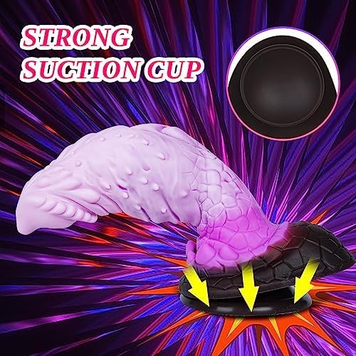 Dragon Big Dildo -9.2 Inch Silicone Lifelike Fantasy Dildo, Soft Liquid Material Dildo With Textured Dragon Scales For G-Spot Stimulator,Wide And Xl Size,Large Adult Sex Toys For Women,Men,And Couple - Image 2