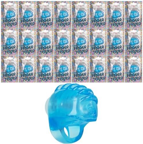 Calexotics Foil Pack Vibrating Finger Teaser (Prepack Of 24) Blue