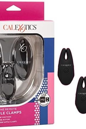 Calexotics Se-0077-78-3 Silicone Remote Nipple Clamps - Black