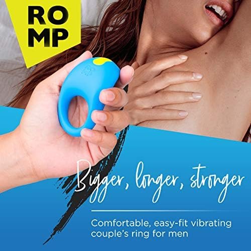 Romp Juke Vibrating Cock Ring - Stretchy Penis Ring - Longer-Lasting Erections & Clitoral Stimulation - 6 Vibration Modes - Waterproof - Adult Sex Toys For Men And Couples - Image 2