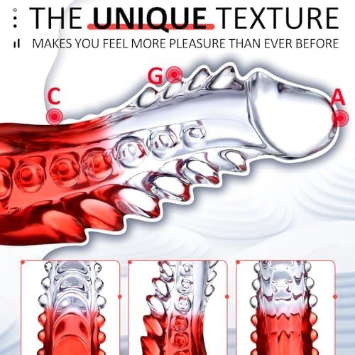 Clear Monster Dildos Sex Toy- 8.8 Inch Realistic G-Spot Dildo With Suction Cup For Hand-Free Play, Huge Monster Penis, Big Dildo Adult Sex Toys For Women Men And Couples - Image 2