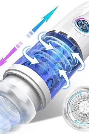 Automatic Male Masturbator Sex Toys For Men - Adult Toys Male Masturbators With 7 Thrusting & Rotating Modes For Penis Stimulation,Realistic Pocket Pussy Male Stroker Sex Toy Men Blowjob Machine